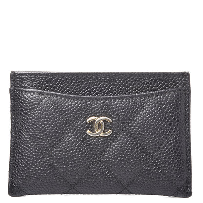 Chanel Caviar Quilted Card Holder Black 1 of 11