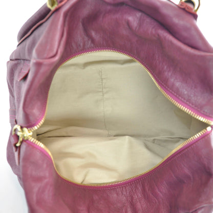 Chloe Calfskin Paraty Tote Purple 8 of 8