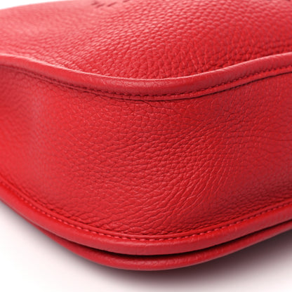 Hermes Taurillon Clemence Evelyne III PM Rouge Tomate 7 of 8