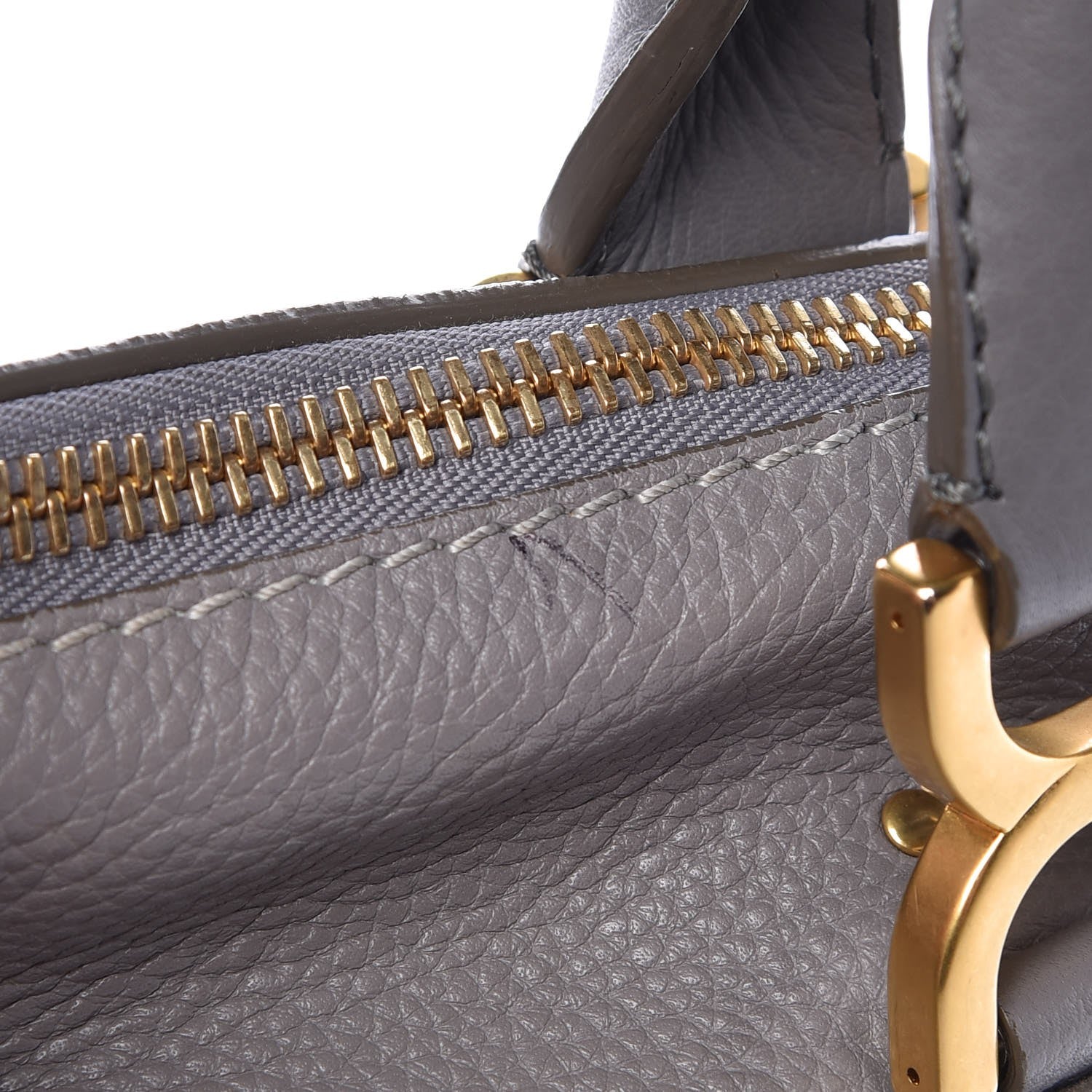 Chloe Calfskin Medium Marcie Satchel Cashmere Grey 13 of 14