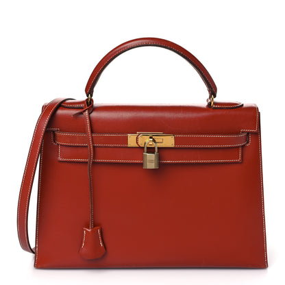 Hermes Box Kelly Sellier 32 Brique 1 of 18