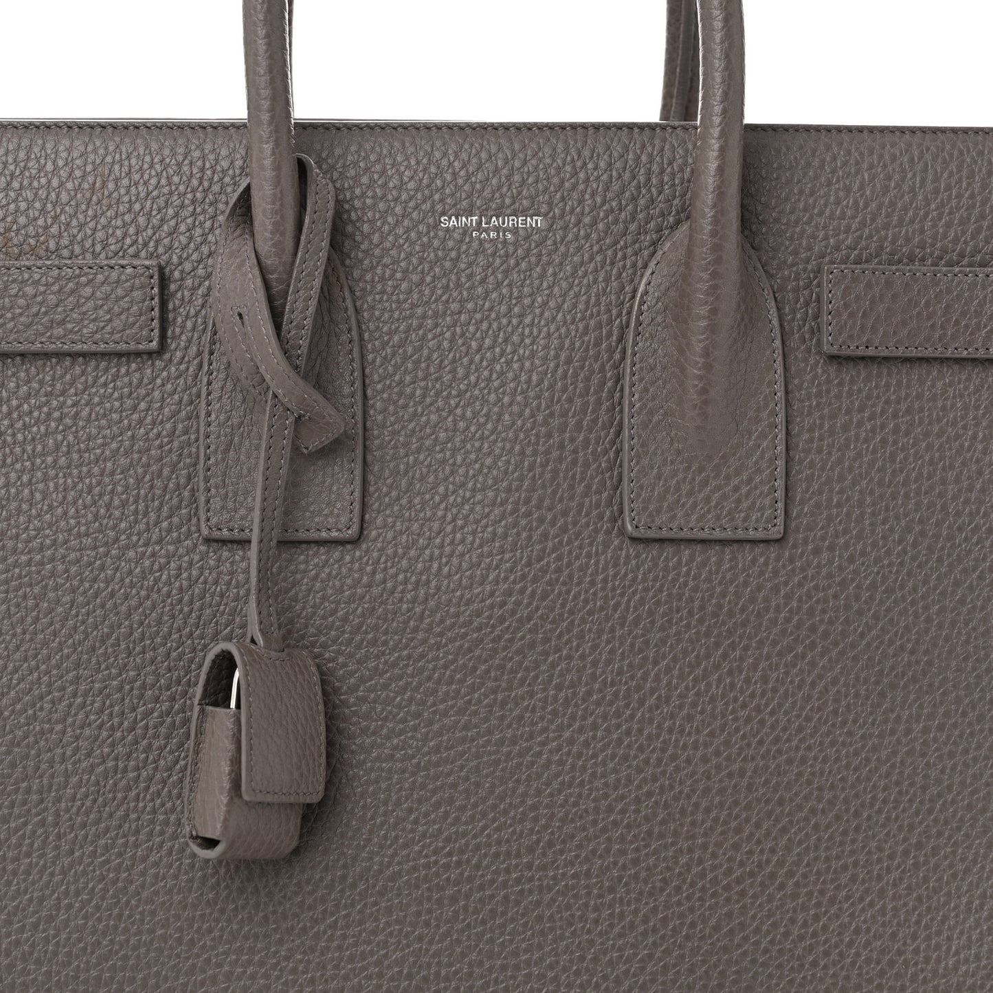Grained Calfskin Small Sac De Jour Fog