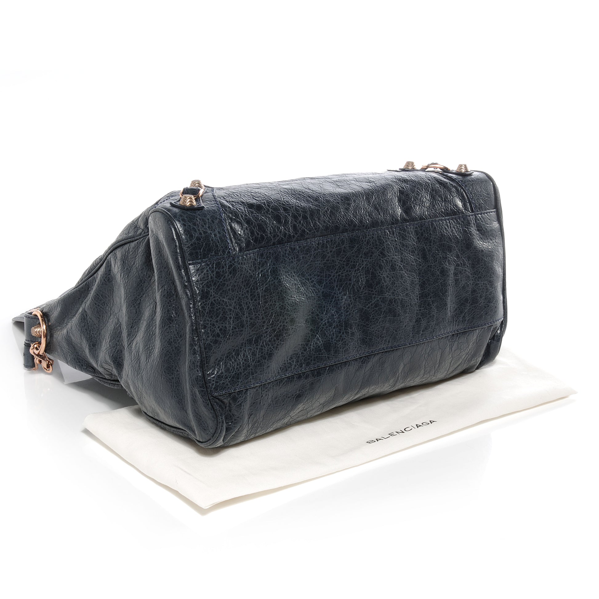 Balenciaga Agneau Giant 12 Rose Gold Hardware Velo Dark Night 4 of 7