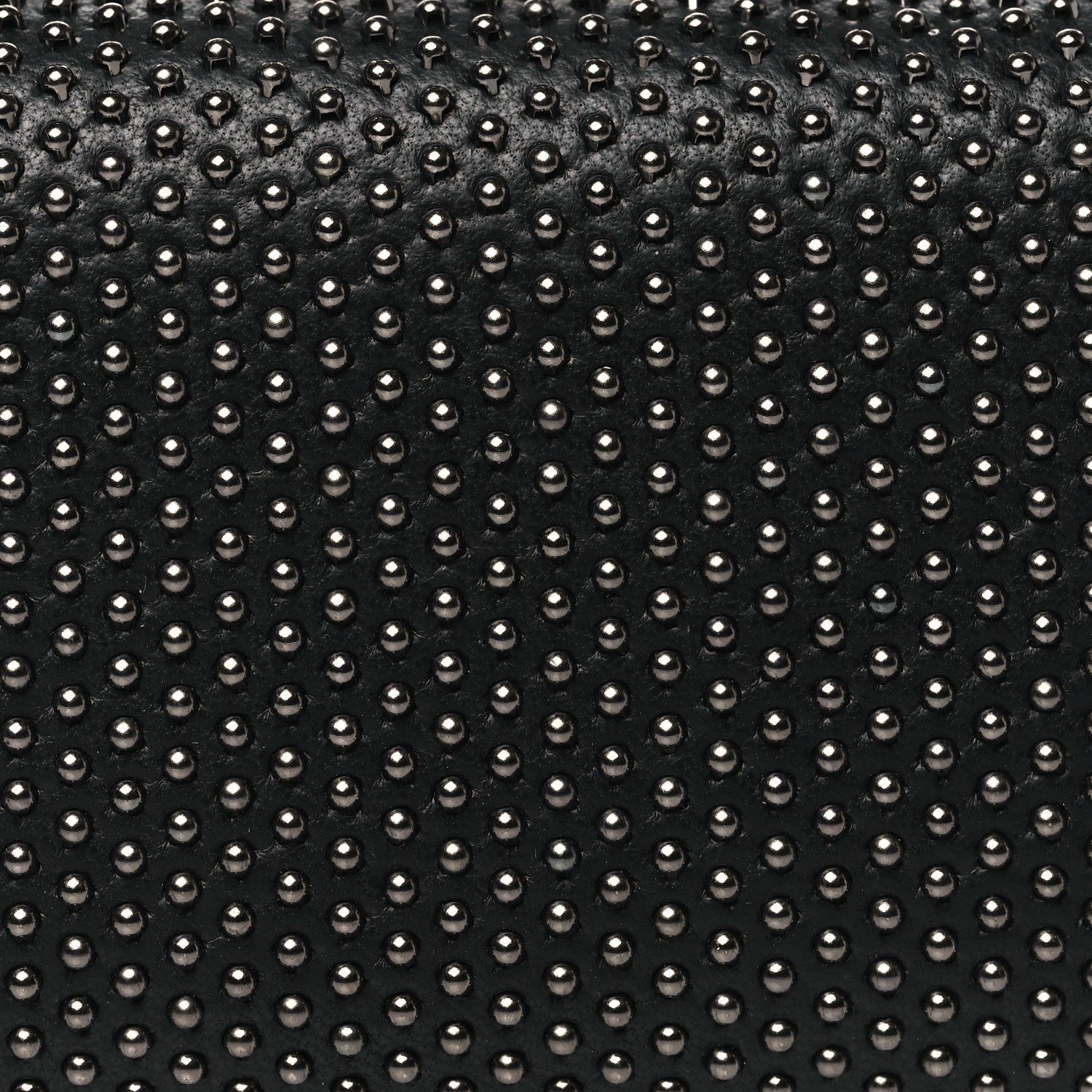 Alexander McQueen Suede Studded Skull Knuckle Box Clutch Black 8 of 11