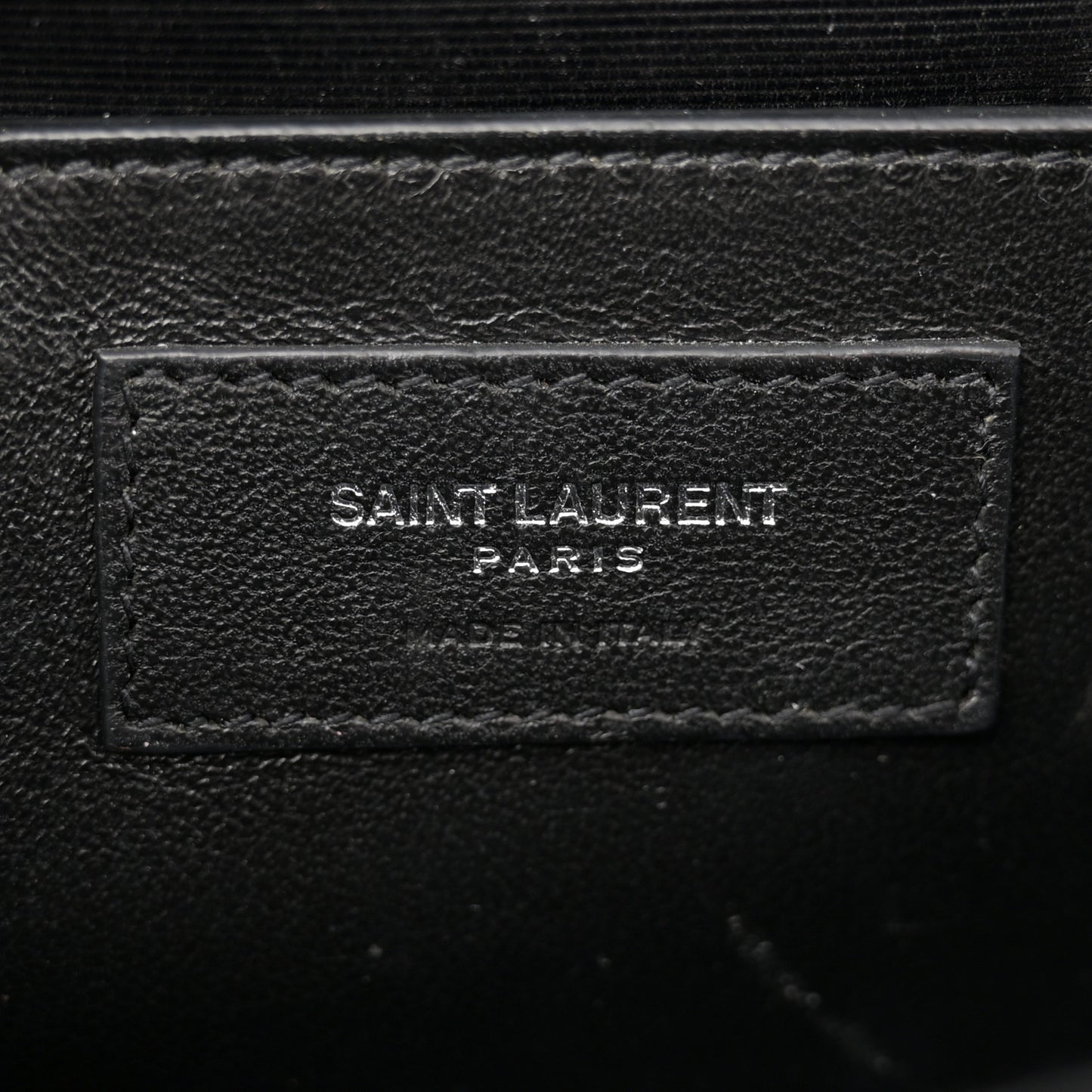 Grain De Poudre Medium Classic Monogram Kate Satchel Black