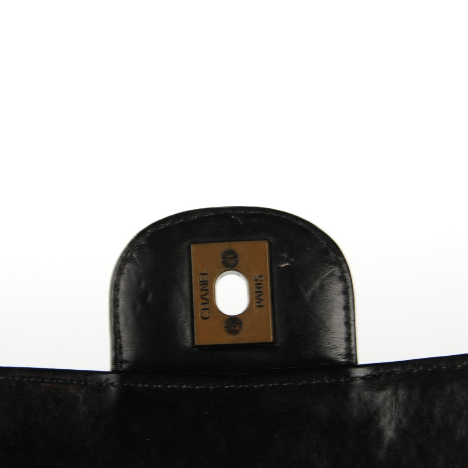 Chanel Lambskin Quilted Medium Single Flap Black 5 of 9