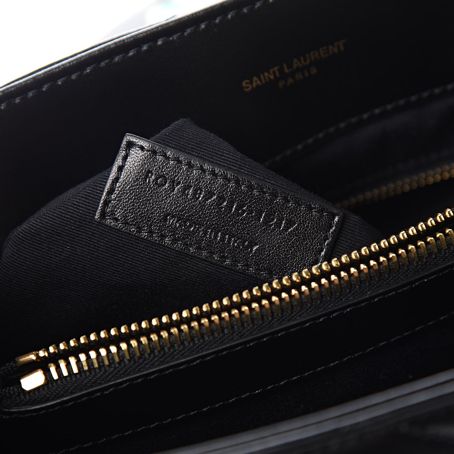 Calfskin Y Quilted Monogram Medium Loulou Chain Satchel Black