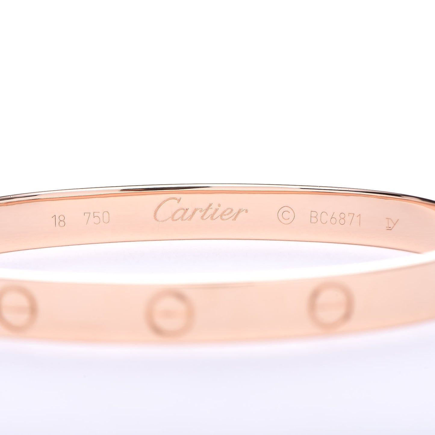 18K Pink Gold LOVE Bracelet 18