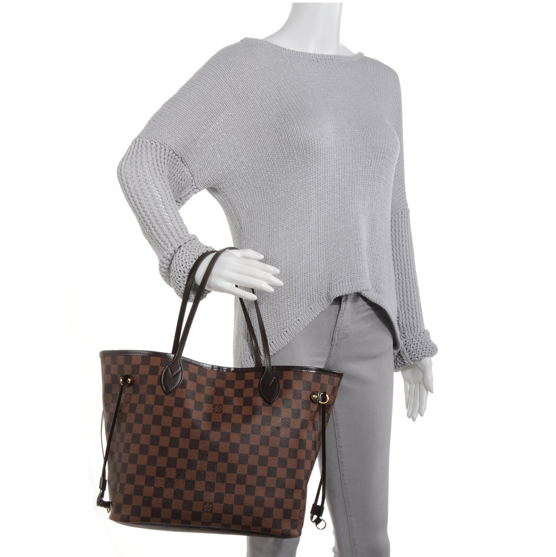 Louis Vuitton Damier Ebene Neverfull MM 2 of 7