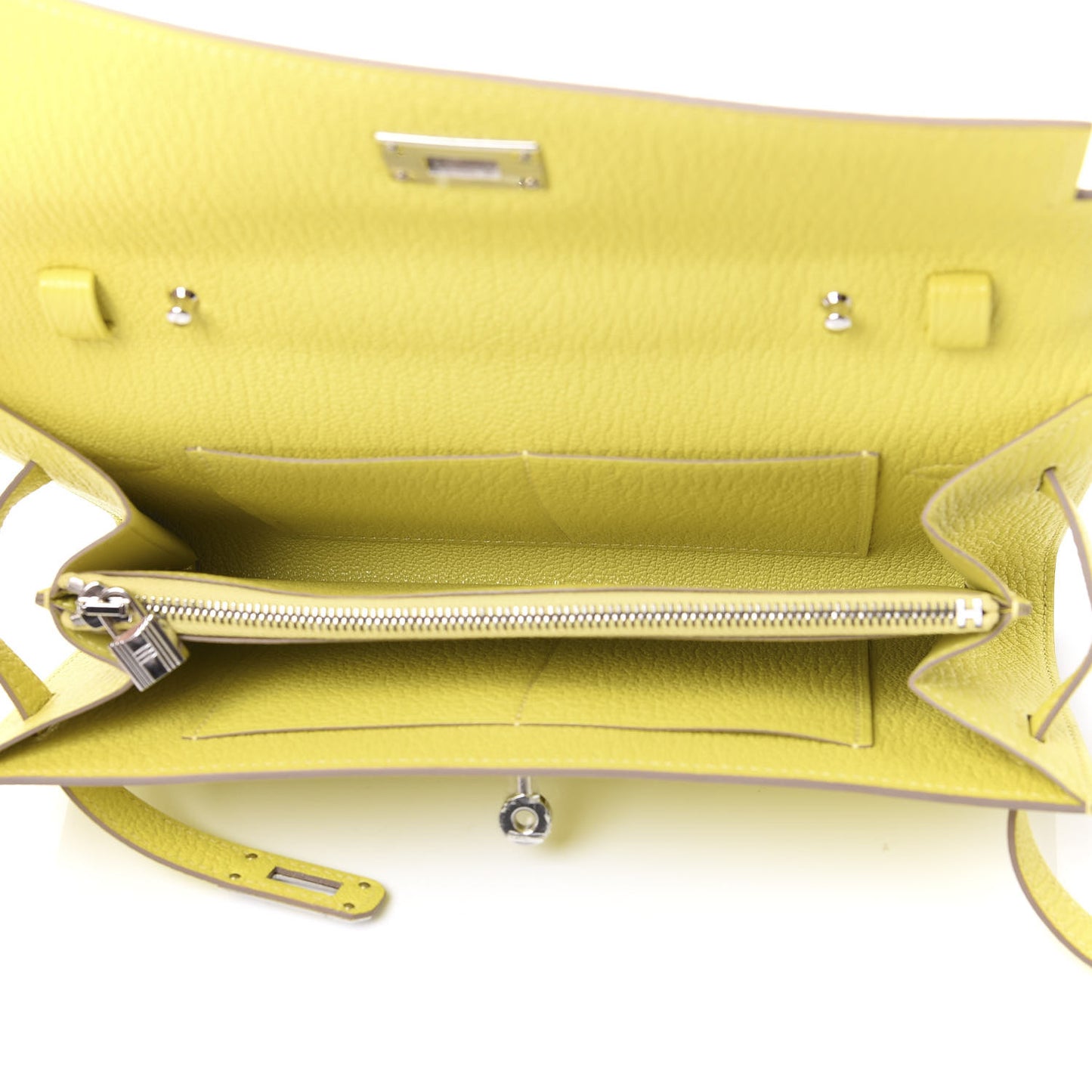 Chevre Mysore Kelly Wallet To Go Lime