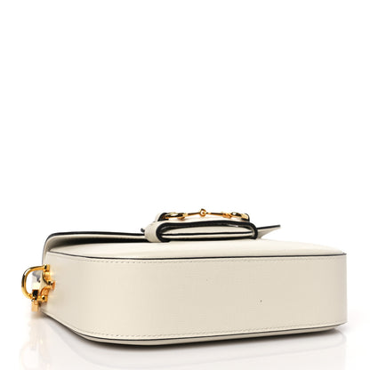 Gucci Azalea Calfskin Web Mini Horsebit 1955 Shoulder Bag Mystic White 4 of 9