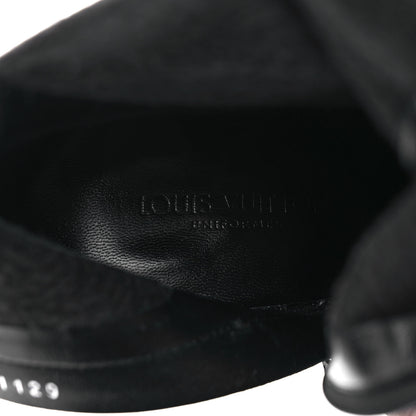 Louis Vuitton Patent Silhouette Ankle Boots 38.5 Black 7 of 8