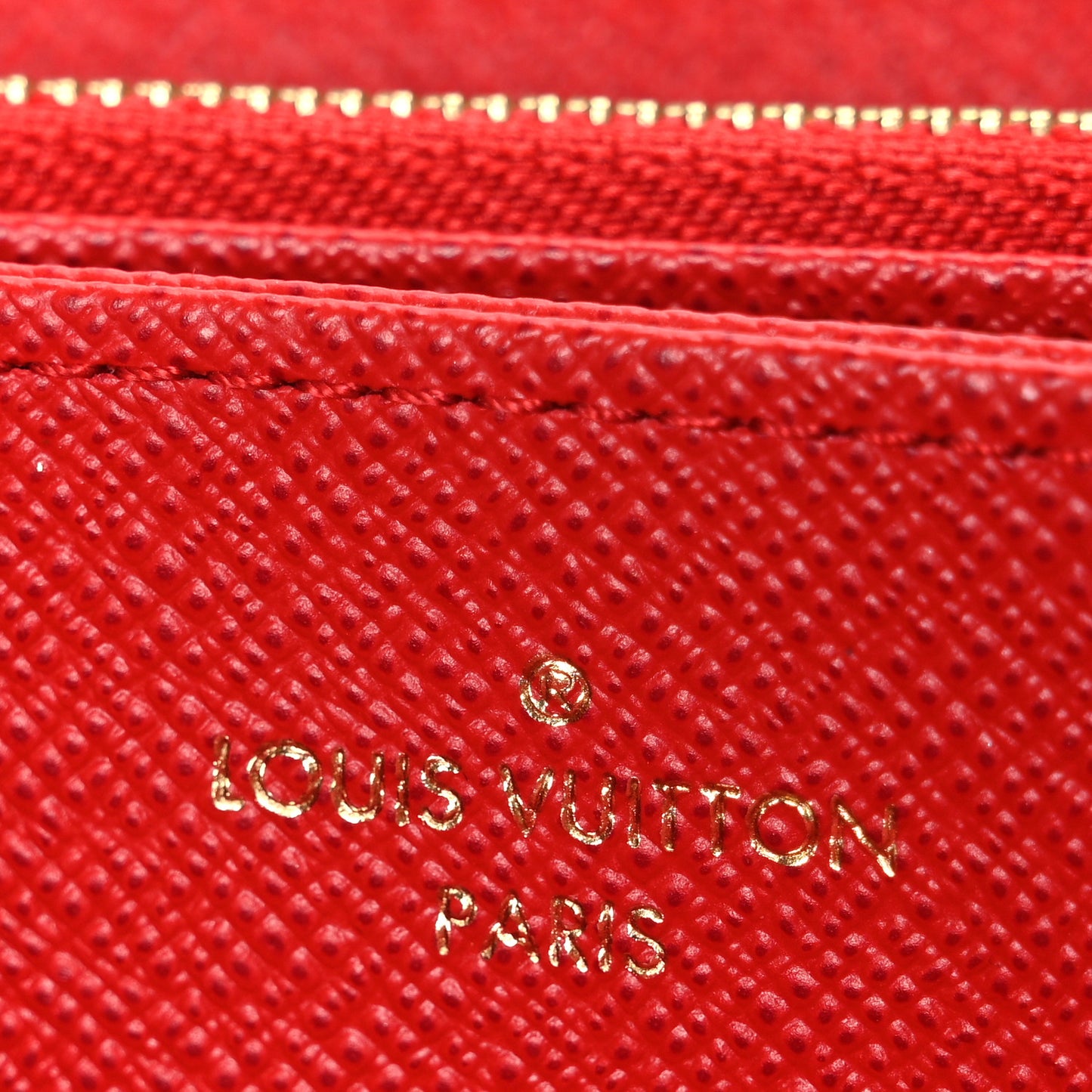 Monogram Zippy Wallet Coquelicot