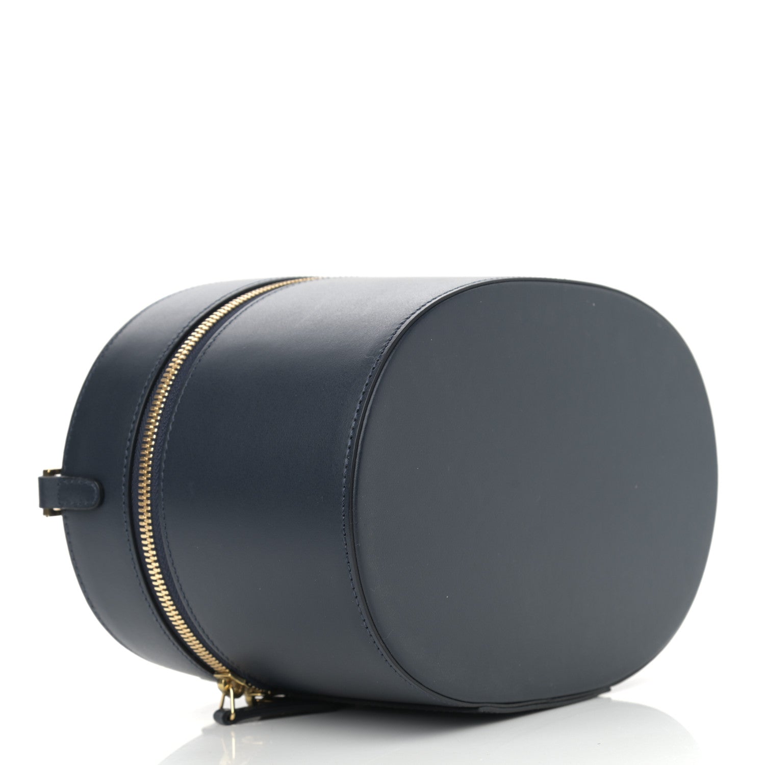 Mansur Gavriel Vegetable Tanned Train Case Blue 4 of 11
