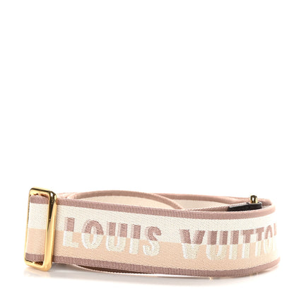 Louis Vuitton Jacquard Speedy Bandouliere 20 Shoulder Strap Beige Brown 2 of 3