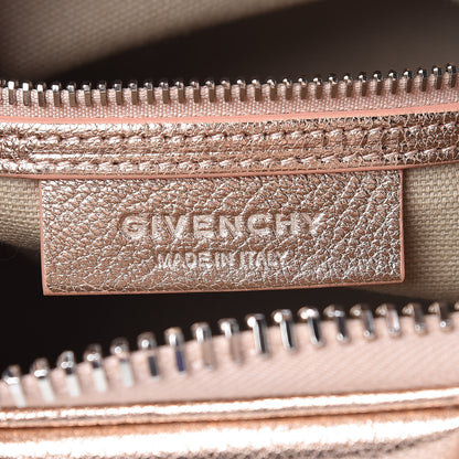 Givenchy Metallic Sugar Goatskin Mini Antigona Light Pink 7 of 12