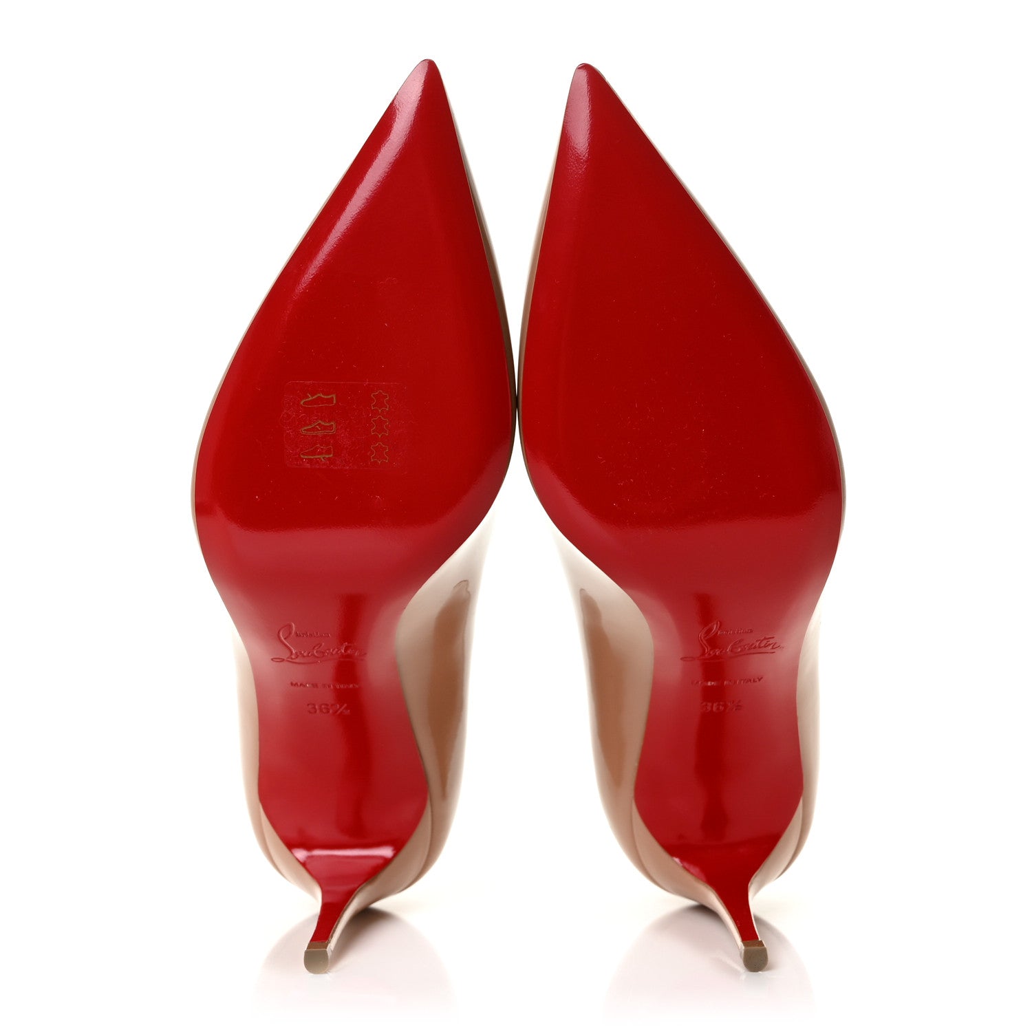 Christian Louboutin Patent Pigalle Follies 85 Pumps 36.5 Nude 5 of 8