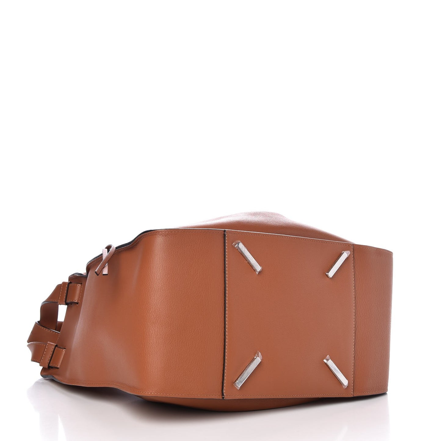 Calfskin Small Hammock Shoulder Bag Tan
