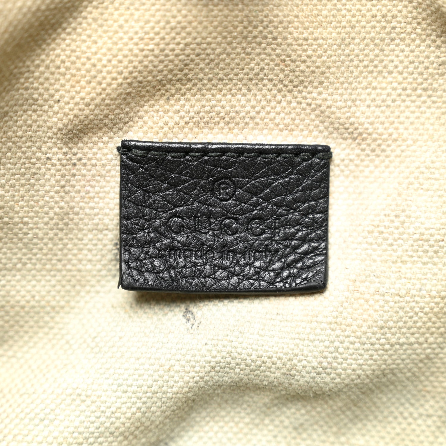 Gucci Grained Calfskin Small Logo Belt Bag Black 6 of 11