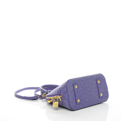 Louis Vuitton Ostrich Alma BB Figue 4 of 6