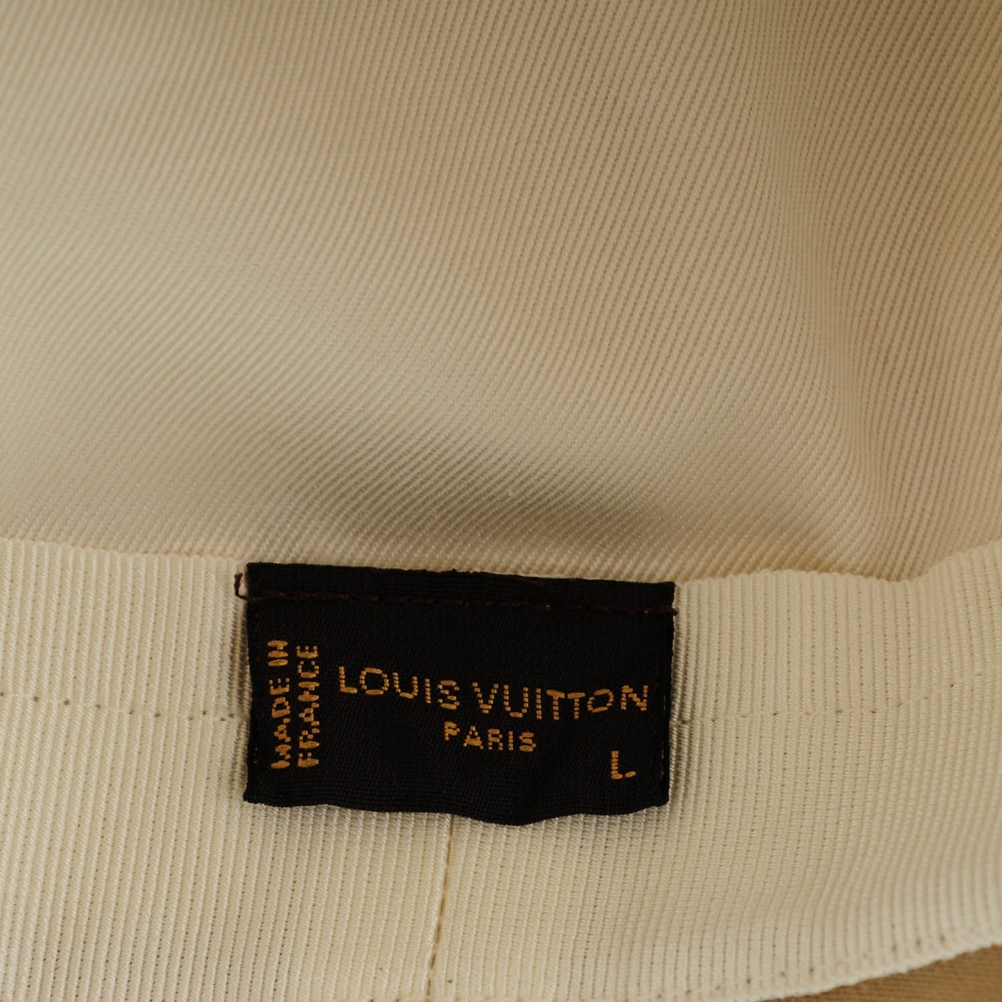 Cotton Canvas Cap Beige