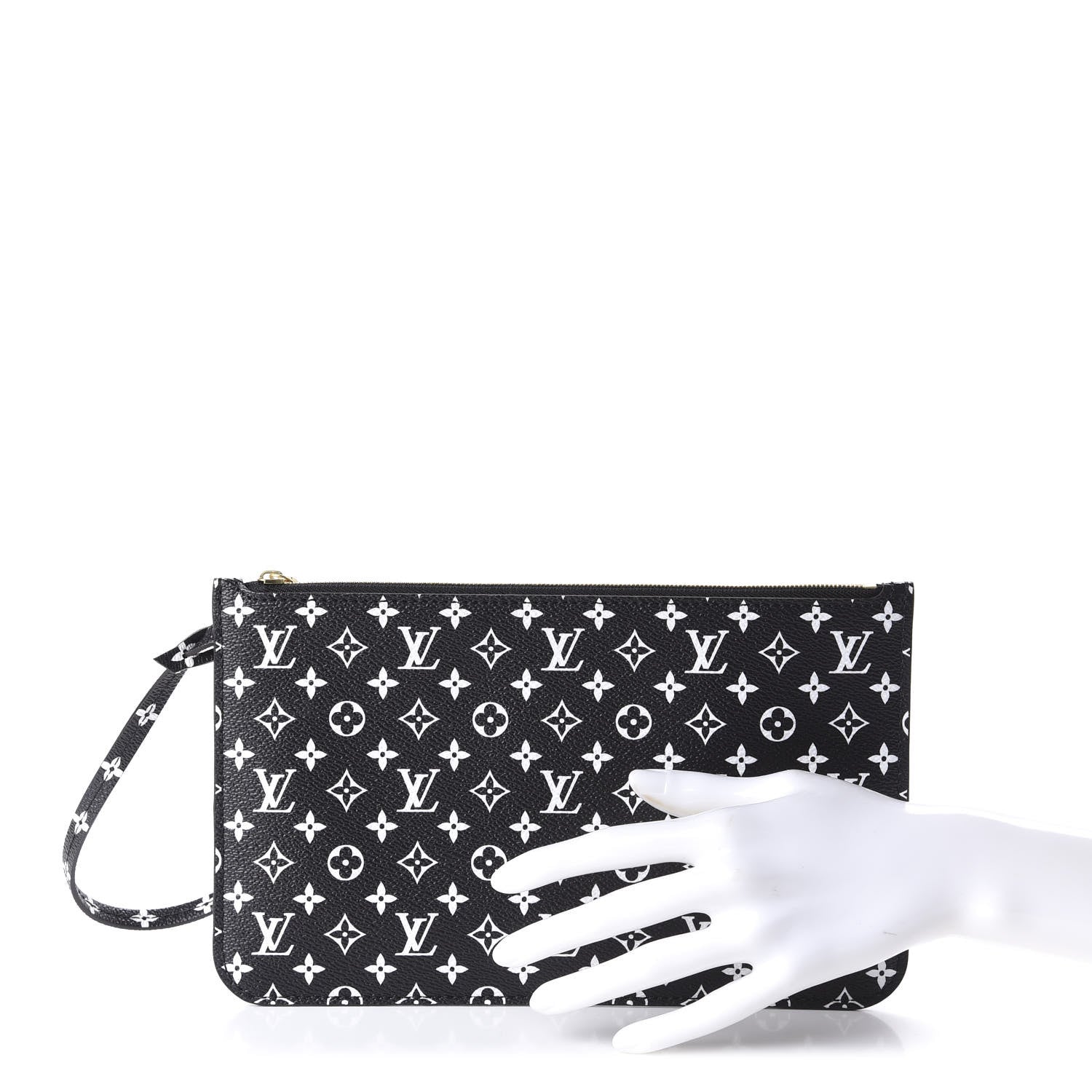 Louis Vuitton Monogram Giant Jungle Neverfull MM GM Pochette Black 2 of 9