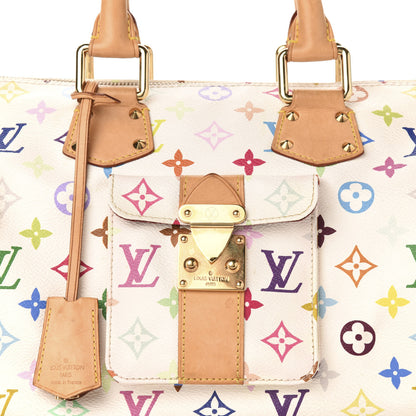 Louis Vuitton Monogram Multicolor Speedy 30 White 12 of 12
