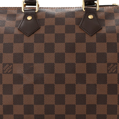 Louis Vuitton Damier Ebene Speedy 25 8 of 10
