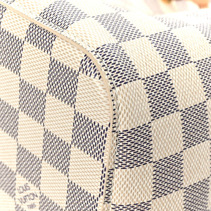 Louis Vuitton Damier Azur Braided Neonoe MM Peach Cream 9 of 11