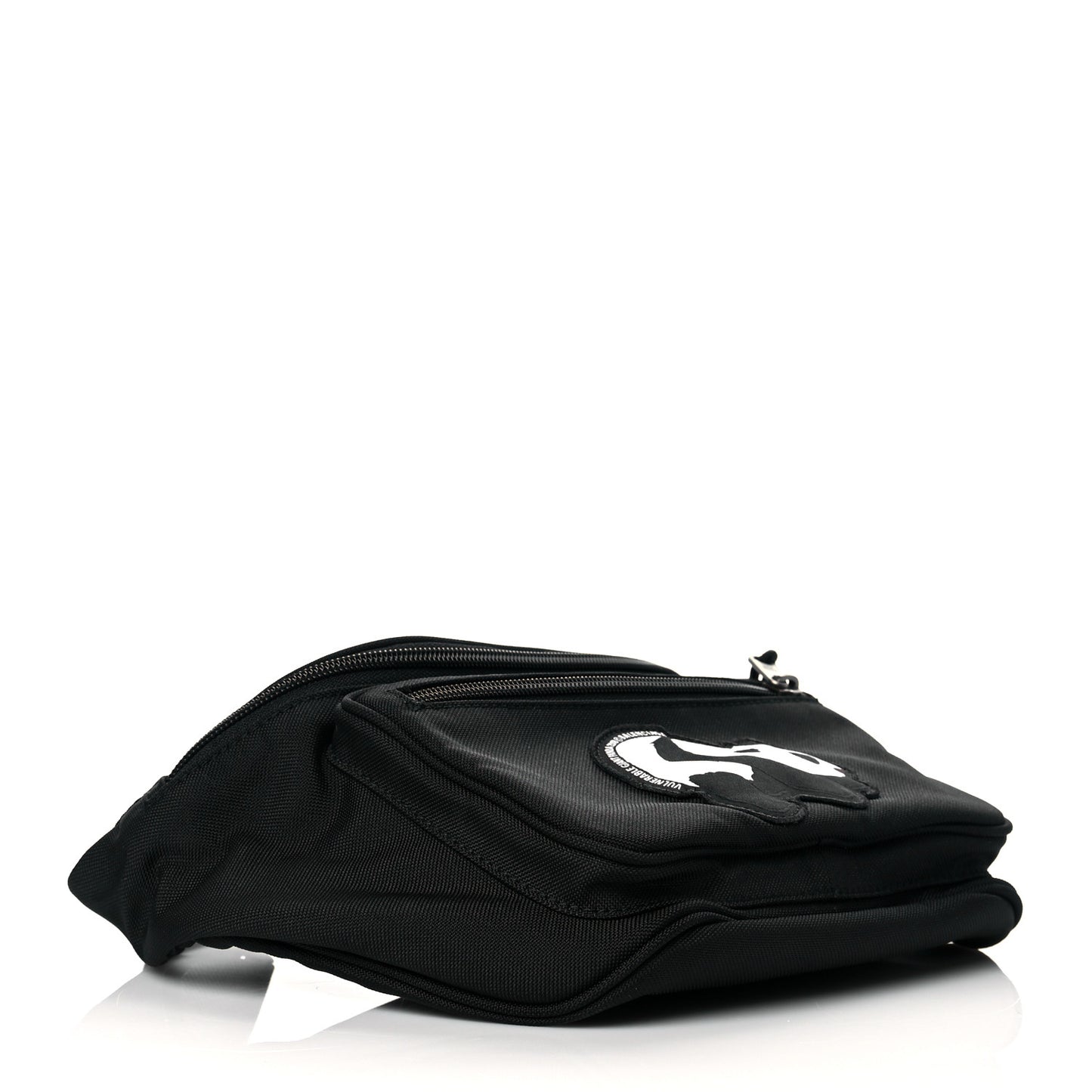 Nylon Canvas Panda Explorer Belt Bag Black