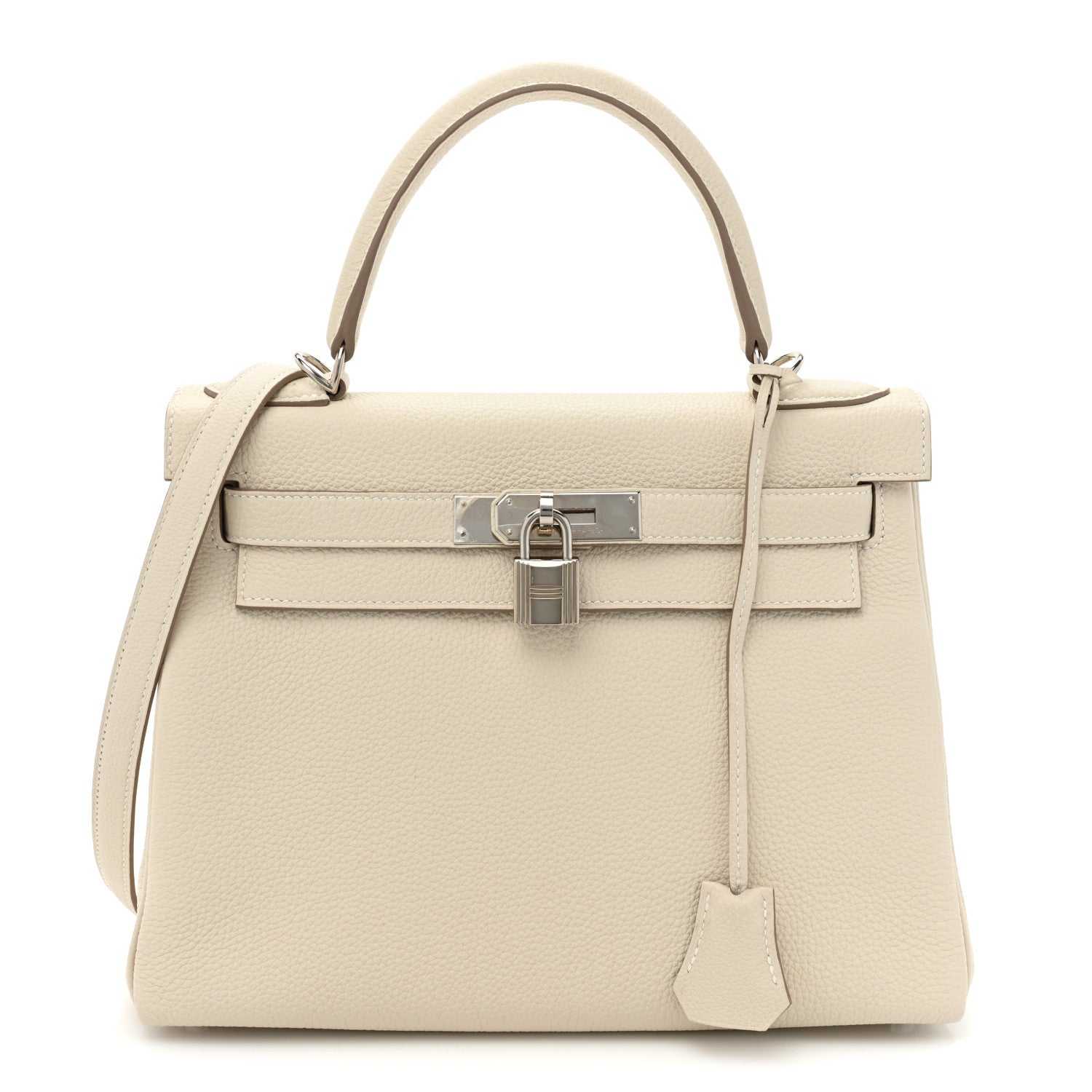 Hermes Togo Kelly Retourne 28 Craie 1 of 8