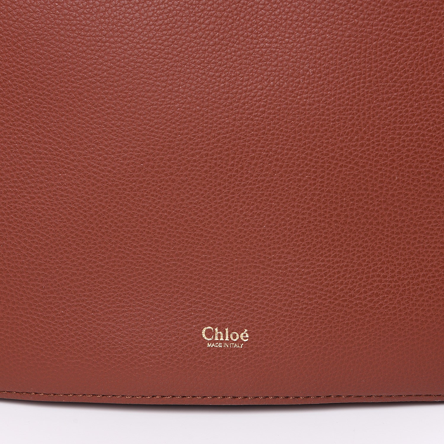 Chloe Smooth Grained Calfskin Medium Aby Tote Sepia Brown 8 of 8
