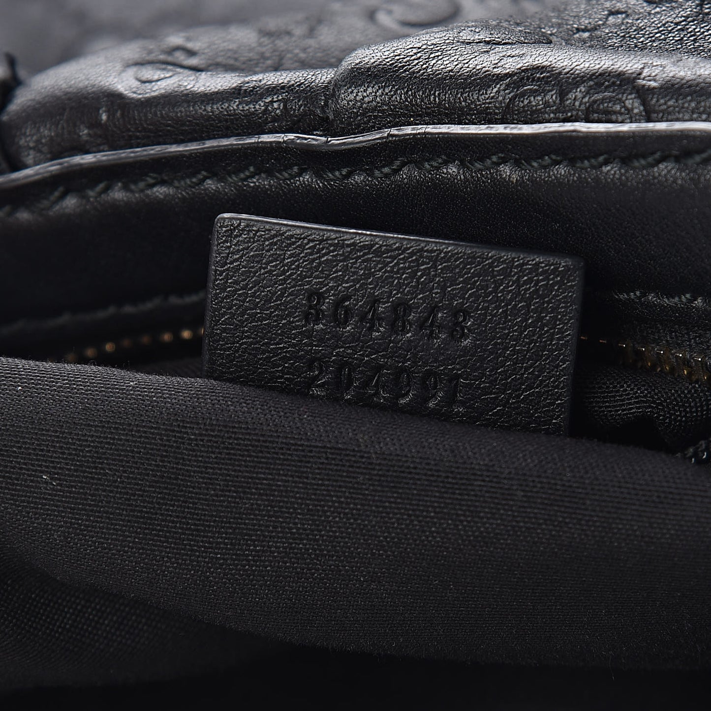 Guccissima Medium Sukey Hobo Black