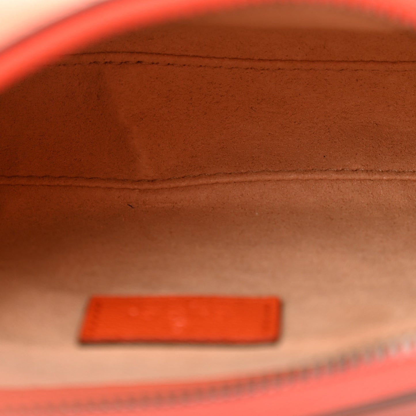 Goatskin Mini Aphrodite Shoulder Bag Orange