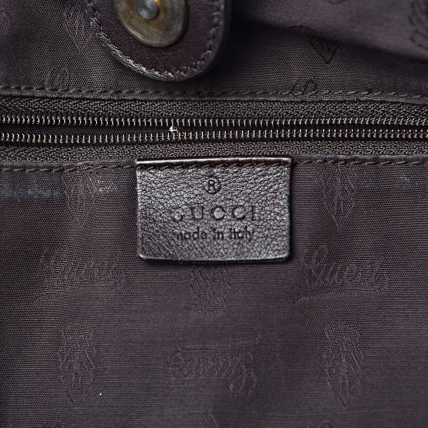 Gucci Guccissima Medium Sukey Tote Chocolate 6 of 10