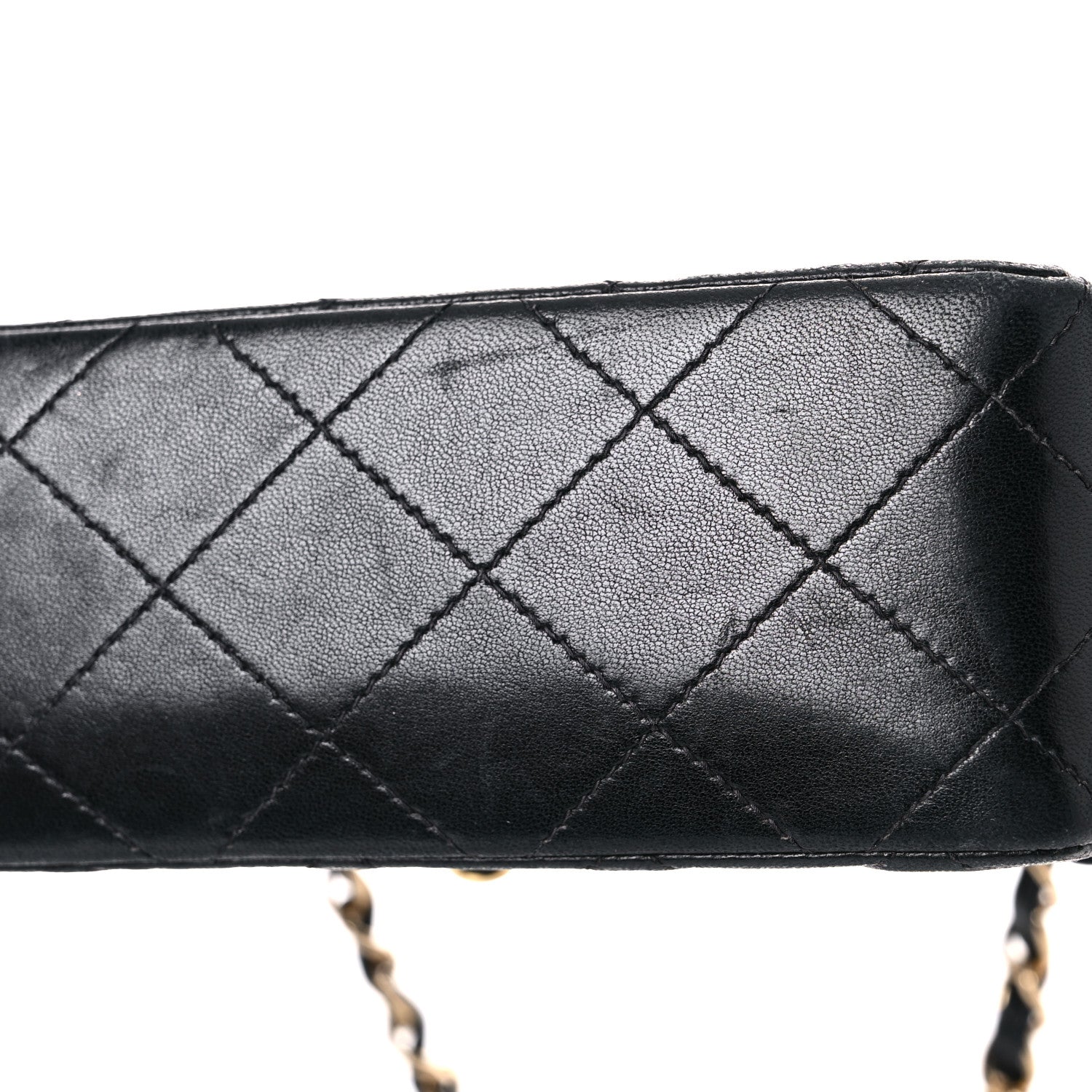Chanel Lambskin Quilted Mini Square Flap Bag Black 17 of 28