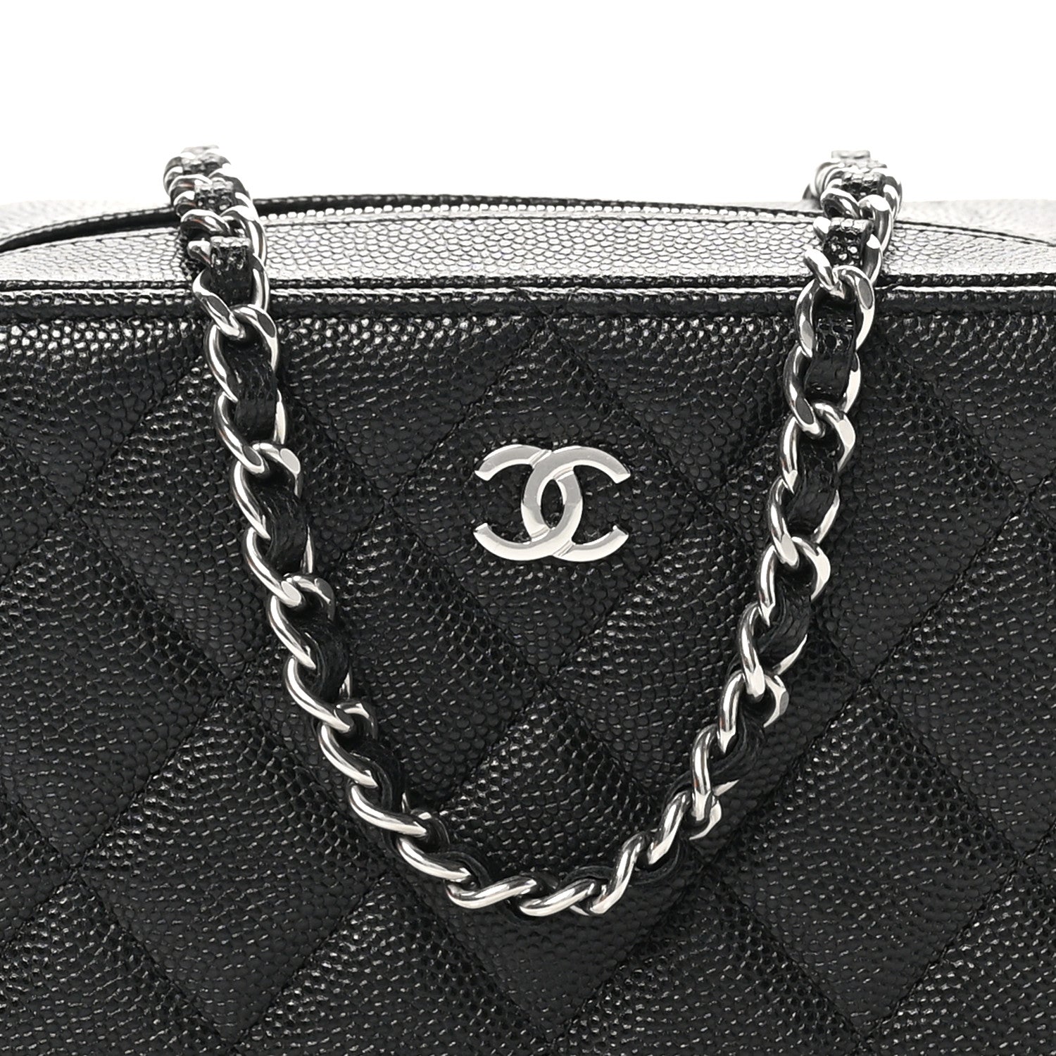 Chanel Caviar Quilted Camera Bag Black 8 of 11