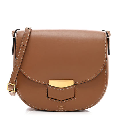 Celine Supersoft Calfskin Small Trotteur Caramel 1 of 10