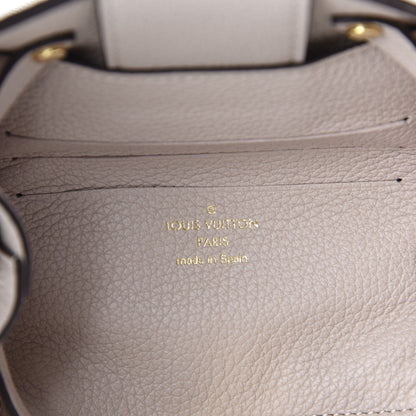 Louis Vuitton Calfskin Nano Lockme Bucket Greige 8 of 10