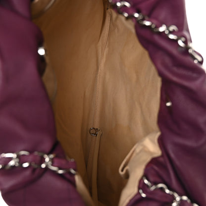 Chanel Caviar 31 Drawstring Tote Purple 5 of 12