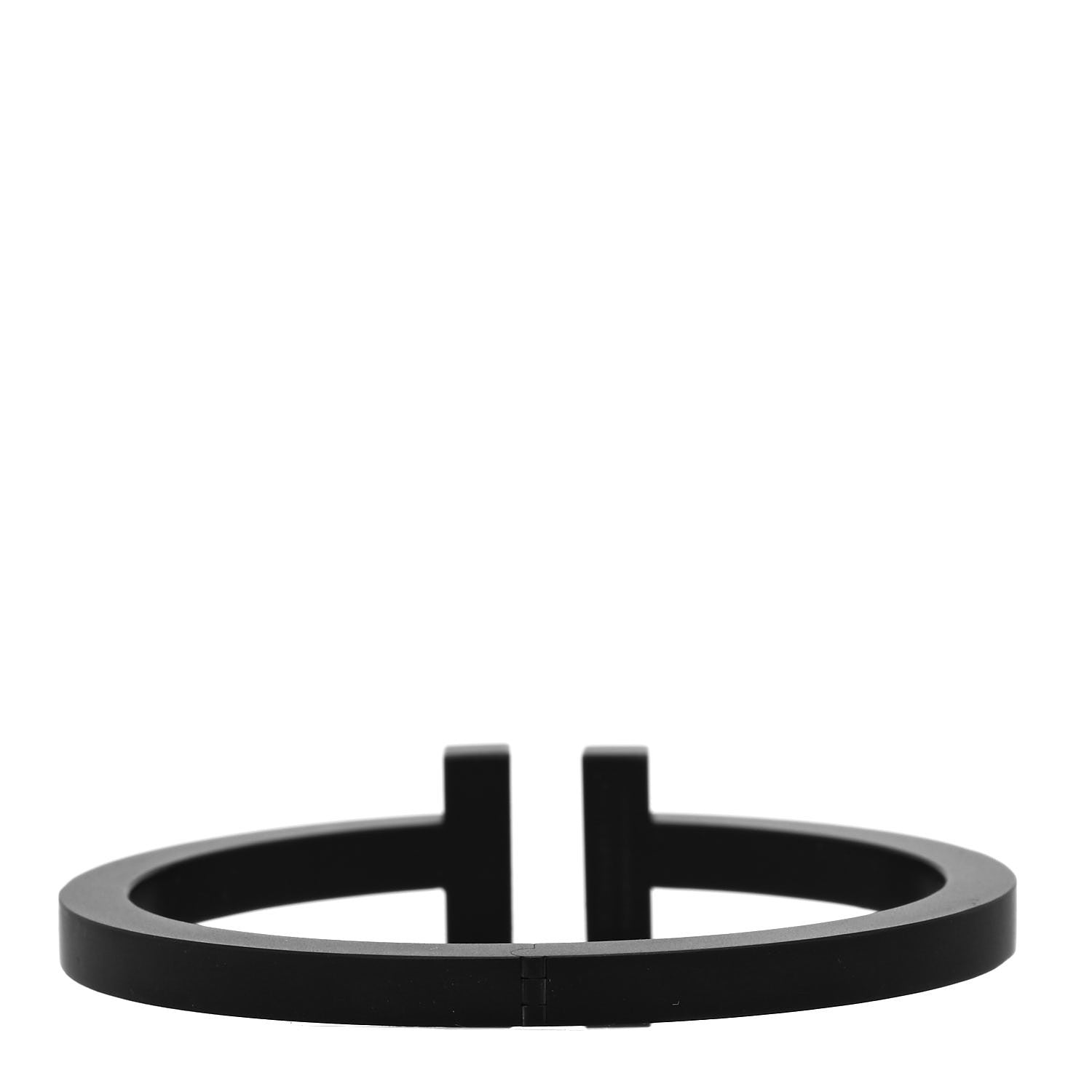 Tiffany Black-Coated Stainless Steel T Square Bracelet 3 of 5