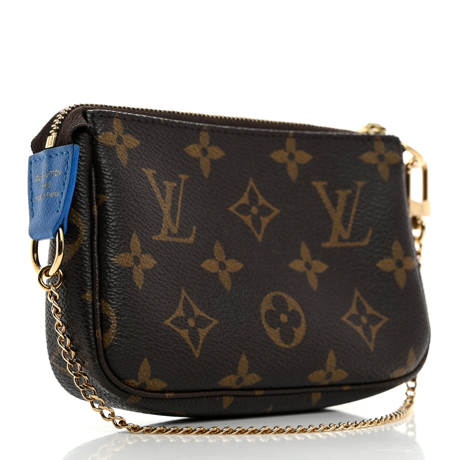 Louis Vuitton Monogram 2019 Christmas Animation Mini Venice Pochette Accessories Blue 3 of 7