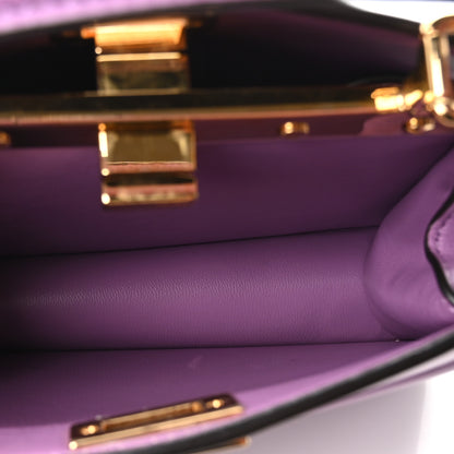 Fendi Shiny Nappa Petite Peekaboo I SEE U Satchel Gapanto Agapanto 5 of 10