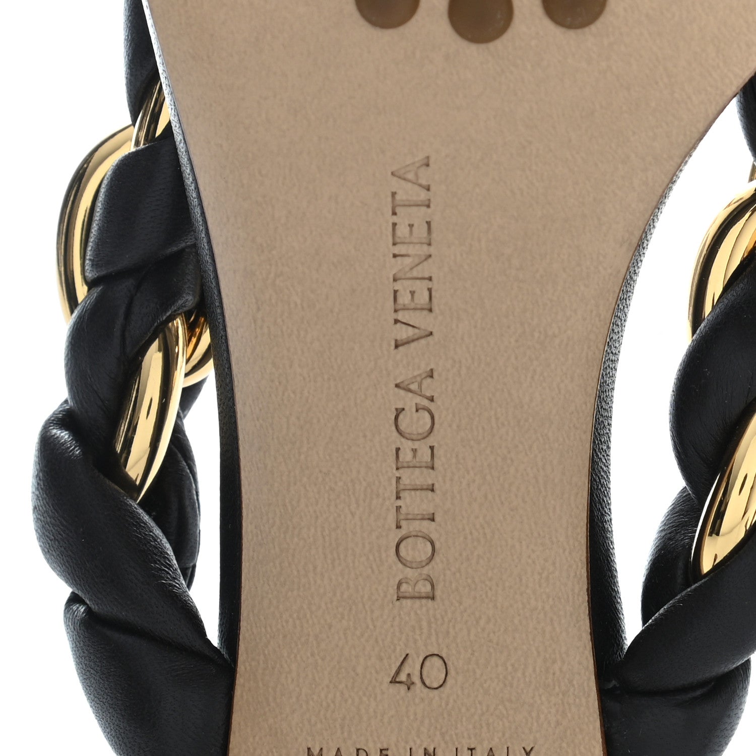 Bottega Veneta Nappa Dot Sandals 40 Fondant 7 of 8