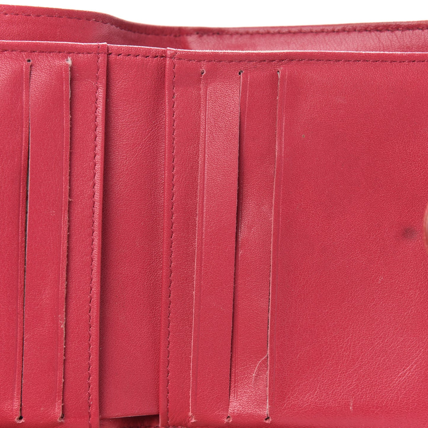 Caviar Sevruga Compact Wallet Fuchsia