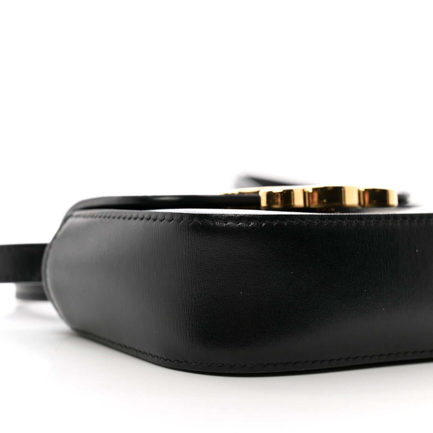 Shiny Calfskin Mini Triomphe Black
