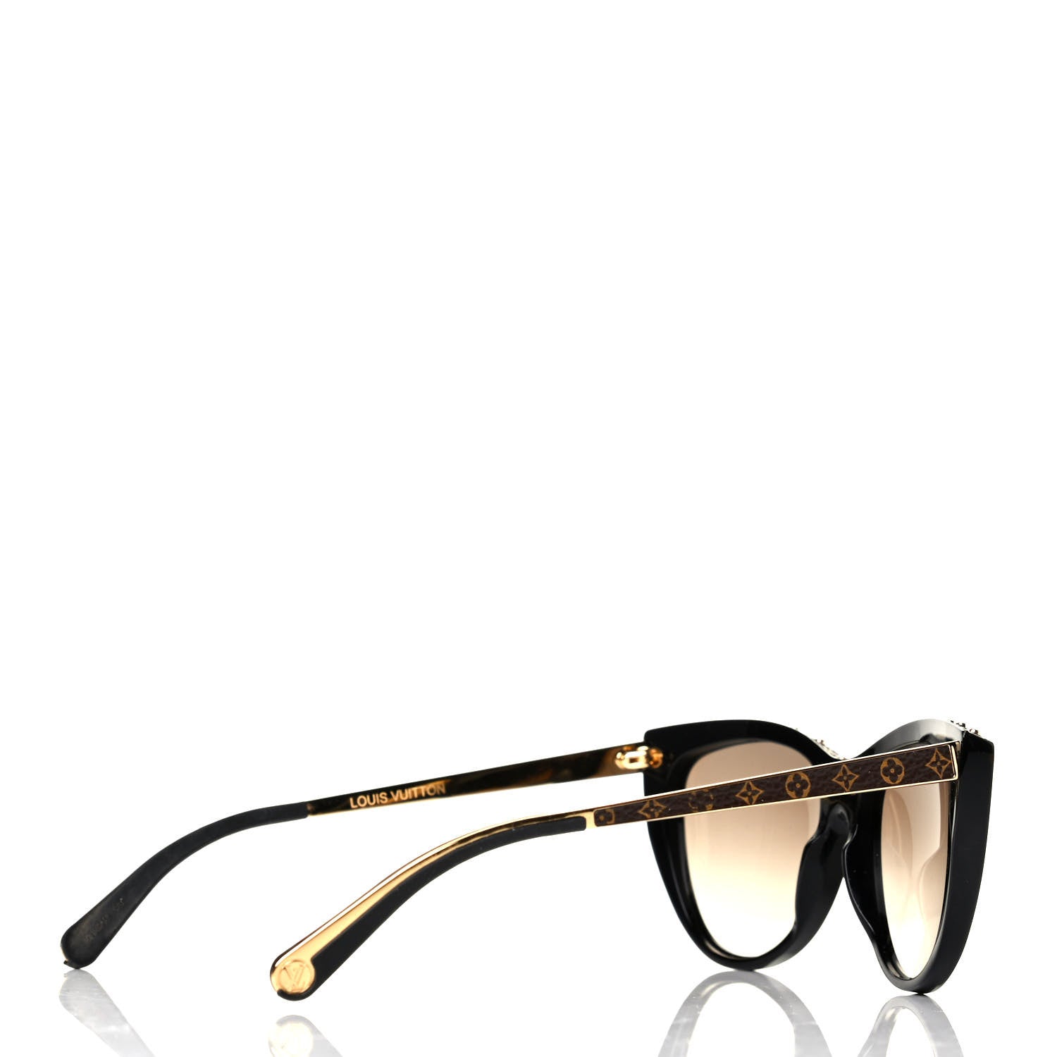 Louis Vuitton Acetate Monogram La Boum Sunglasses Z1147W Black 4 of 5