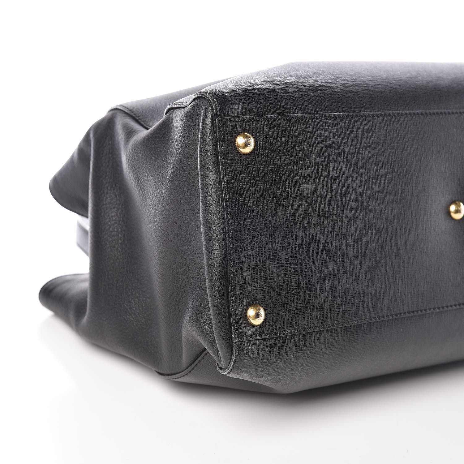 Fendi Vitello Elite Regular 2Jours Tote Black 8 of 13