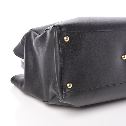 Fendi Vitello Elite Regular 2Jours Tote Black 8 of 13