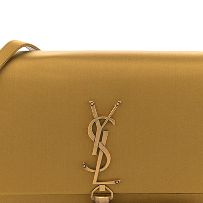 Saint Laurent Satin Small Classic Monogram Kate Tassel Satchel Sahara Beige 8 of 10